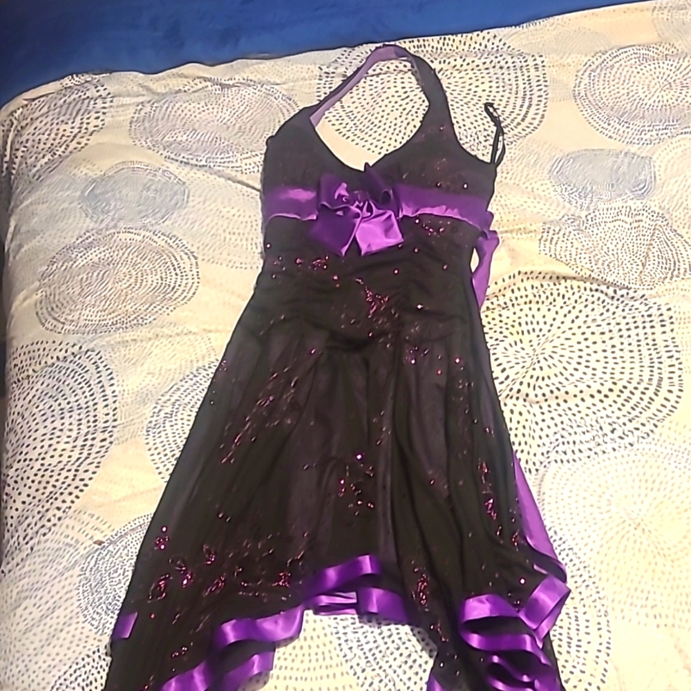 Halter sparkle dress